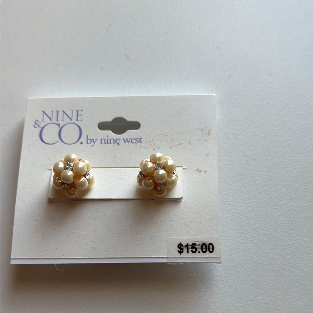 Nine & Co. pearl earrings